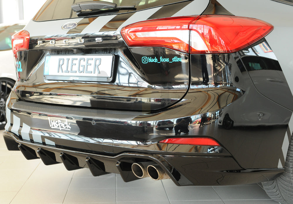 Rieger 00088236 Ford DEH Focus 4 Rear Diffuser (Inc. Focus 4 ST) 6 | ML Performance EU Car Parts