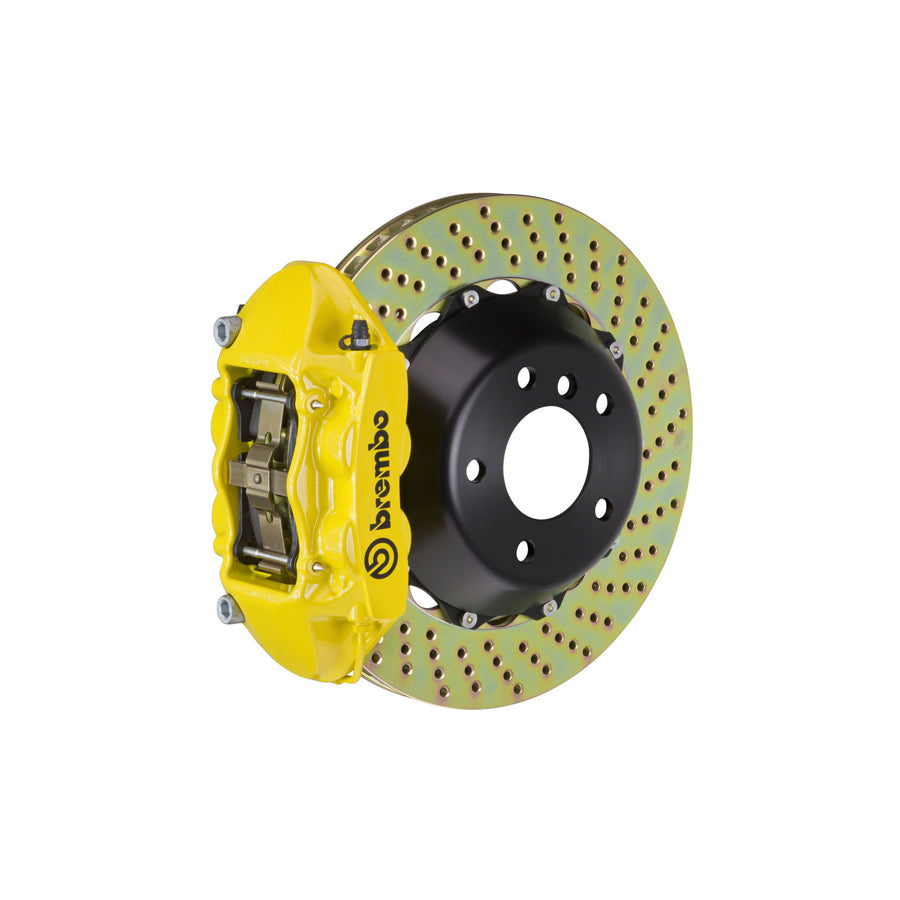 Brembo 2P1.9039A BMW Rear GT 4-Pistons Drilled 2-piece Big Brake Kit 380x28mm (Inc. M5)