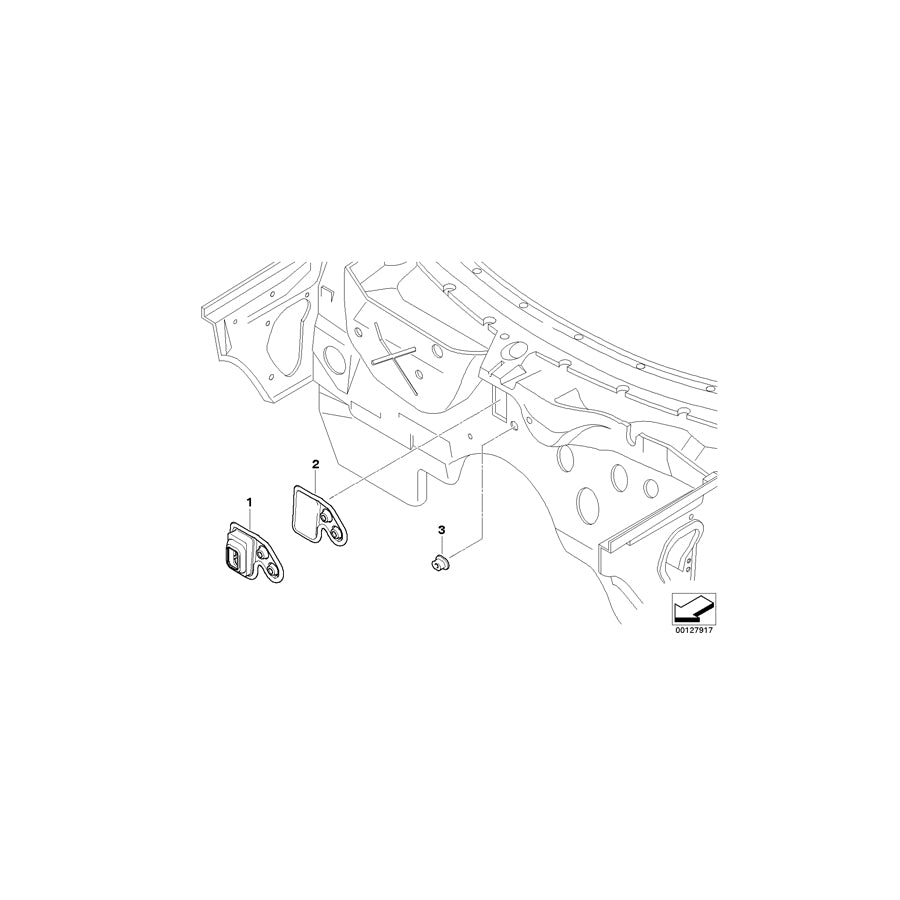 Genuine BMW 64116927770 E85 E86 Grommet (Inc. Z4 2.5i, Z4 2.5si & Z4 2.2i) | ML Performance EU Car Parts