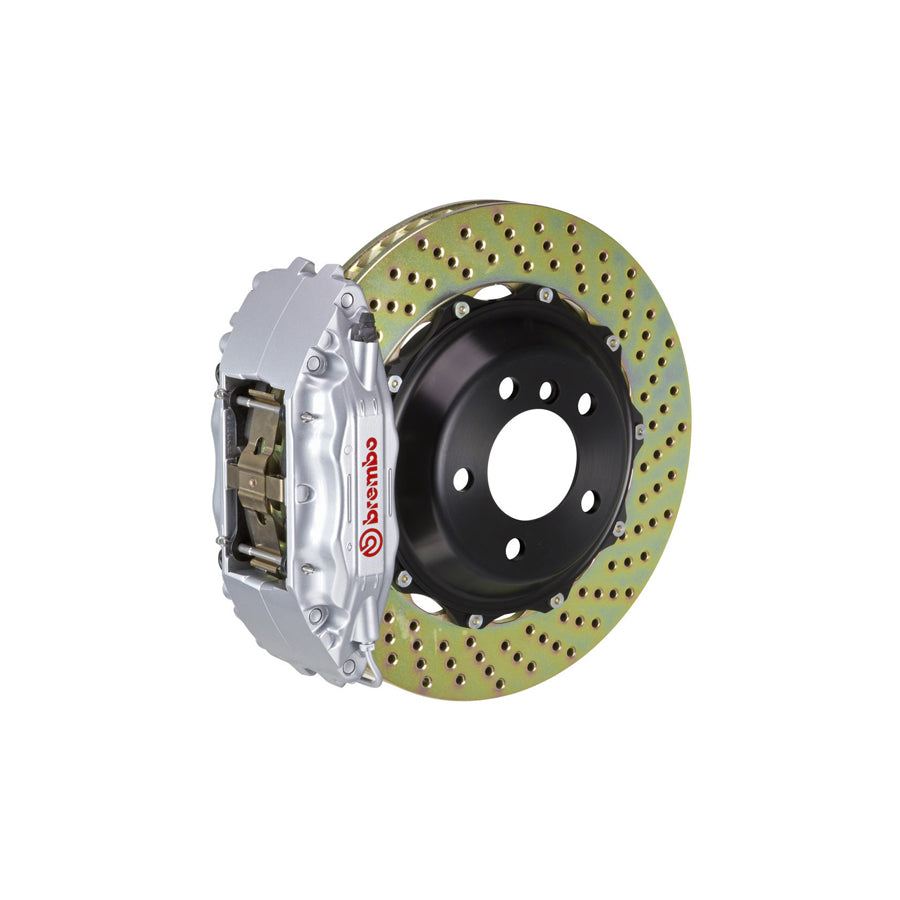 Brembo 1H1.8004A Audi VW Front GT 4-Pistons Drilled 2-piece Big Brake Kit 355x32mm (Inc. A3, Q3, Beetle, GTI, Jetta)