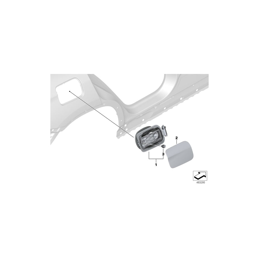 Genuine BMW 51177405749 G01 Cover Pot (Inc. X3 30eX) | ML Performance EU