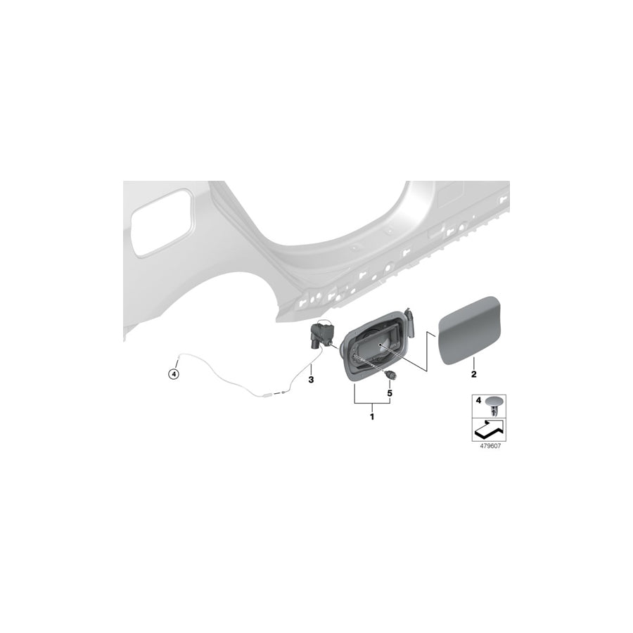 Genuine BMW 51177302255 F45 F45 Cover Pot (Inc. 225i, 216d & 216i) | ML Performance EU