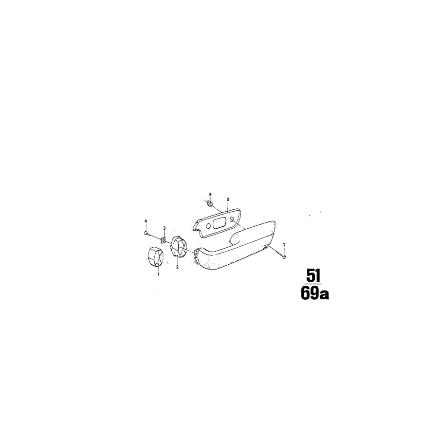 Genuine BMW 51421813568 Decorative Frame Right (Inc. 3.0S & 3.0Si) | ML Performance EU Car Parts