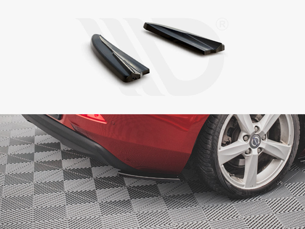 Maxton Design VO-V40-2-RSD1T Rear Side Splitters Volvo V40 (2012-2019) | ML Performance UK Car Parts