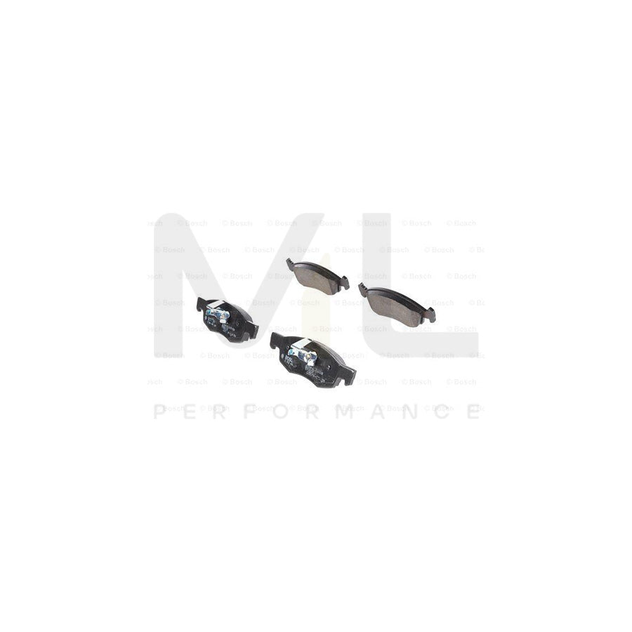 Bosch 0986494197 Brake Pad Set With Anti-Squeak Plate, With Piston Clip BP1107 | ML Performance Car Parts