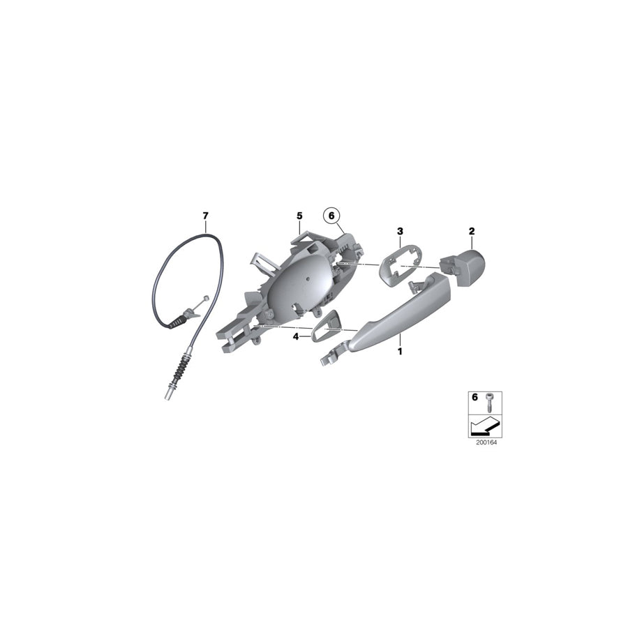 Genuine BMW 51212992983 E84 Covering Door, Primed Left (Inc. X1 35iX, X1 20i & X1 25dX) | ML Performance EU