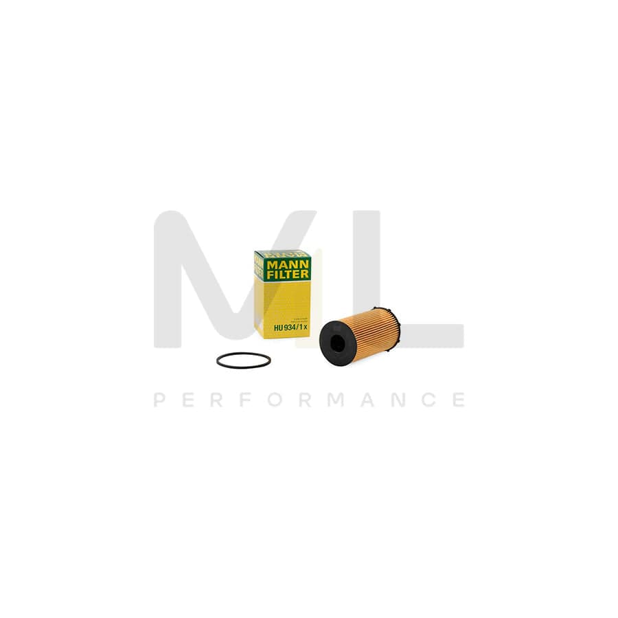 MANN-FILTER HU 934/1 x Oil Filter with seal, Filter Insert | ML Performance Car Parts