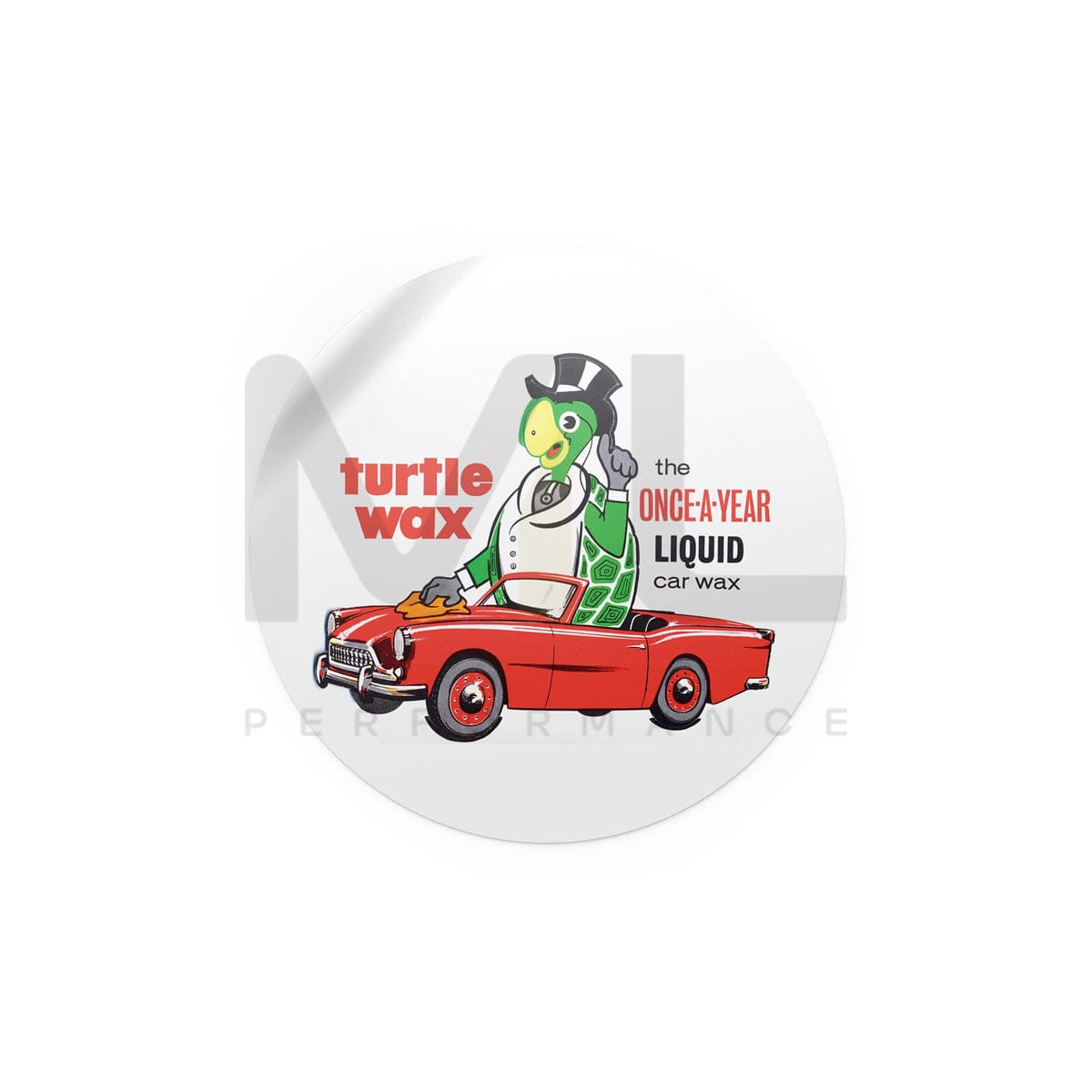 Turtle Wax Once A Year Wax Sticker
