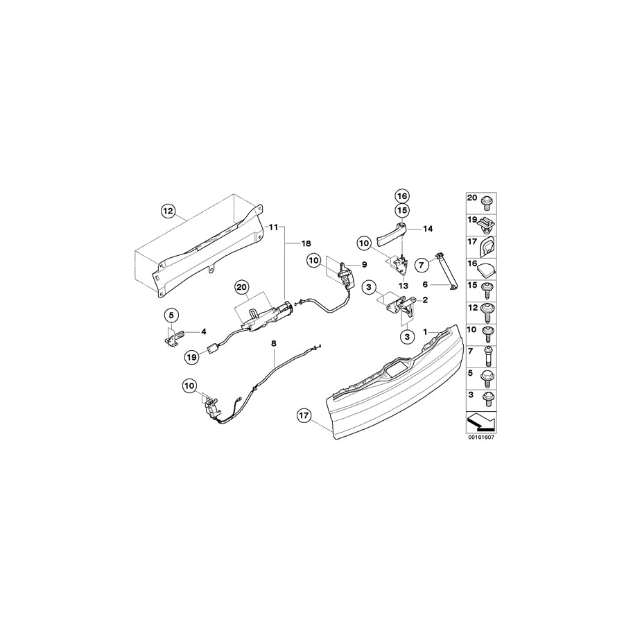 Genuine BMW 51247175708 E70 Isa Screw M4X13,5 (Inc. X5 30dX, X5 M50dX & X5 M) | ML Performance EU