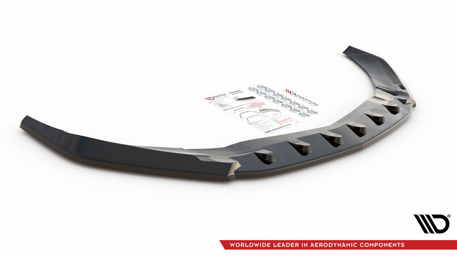 Maxton Design Mercedes Benz A45 AMG Aero W176 Facelift Front Splitter V.1