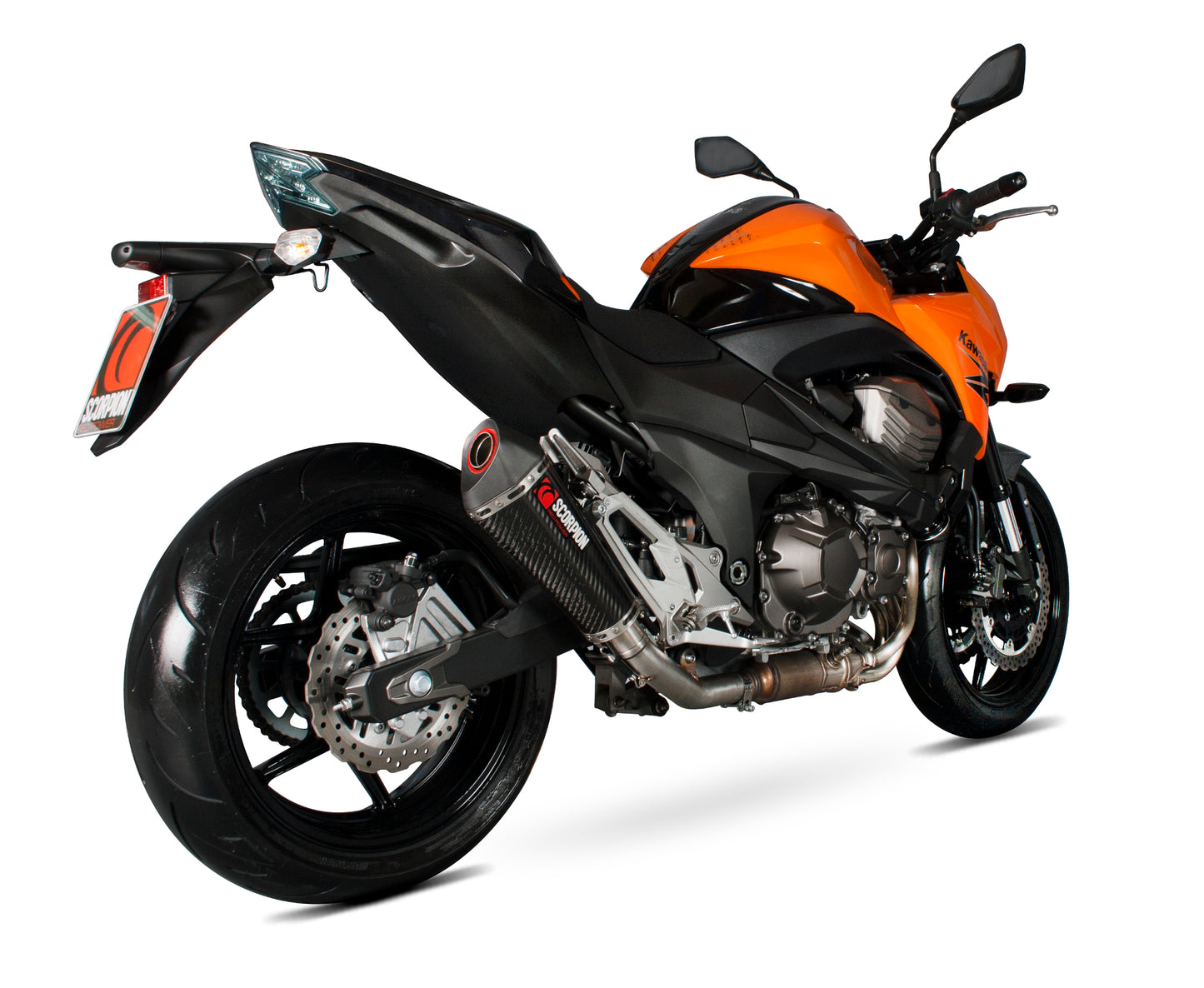 Scorpion RKA104CEO Kawasaki Z800 E Serket Taper Slip-On - Carbon Fibre Sleeve | ML Performance EU EU