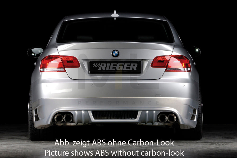 Rieger 00099569 BMW 3 Series E92 E93 Rear Diffuser 2 | ML Performance EU Car Parts