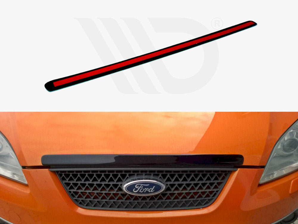 Maxton Design FO-FO-2-B1T Bonnet Add-on Ford Focus MK2 Pre-facefits | ML Performance UK Car Parts