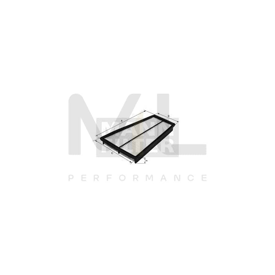 MANN-FILTER C 3032/3 Air Filter for KIA CLARUS Filter Insert | ML Performance Car Parts