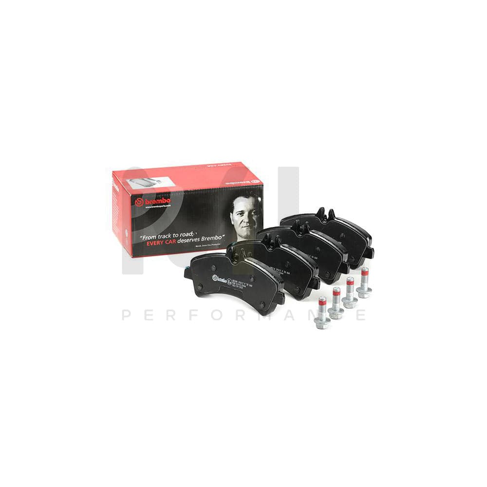 Brembo P 50 060 Brake Pad Set Prepared For Wear Indicator, With Brake Caliper Screws | ML Performance Car Parts