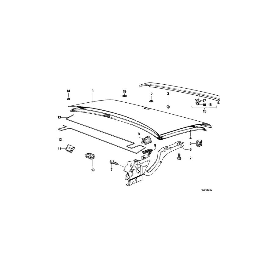Genuine BMW 41621842028 E23 Torsion Spring Right (Inc. 735i, 732i & 728iS) | ML Performance EU Car Parts