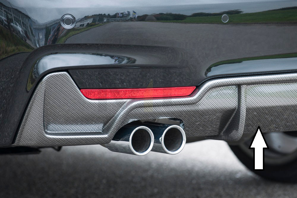Rieger 00099261 BMW 4 Series F32 F33 F36 Rear Diffuser 1 | ML Performance EU Car Parts