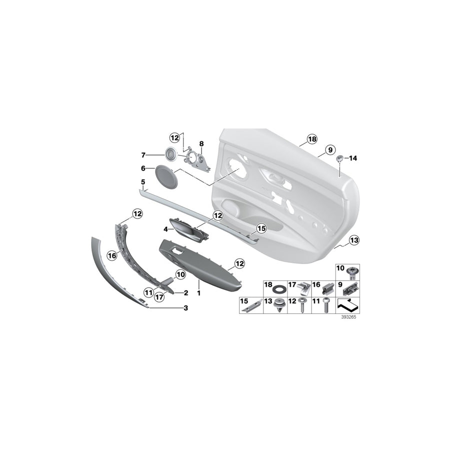 Genuine BMW 51447342183 F34 F34 Adaptor Left (Inc. 328iX, 328i & 320d) | ML Performance EU Car Parts