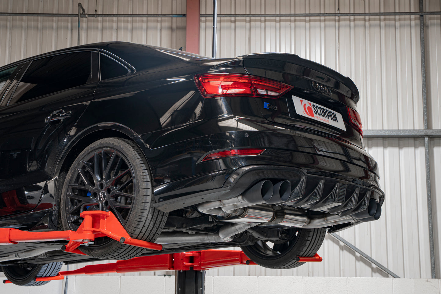 Scorpion SAUS097C Audi S3 8V Non-Resonated Cat/Gpf-Back System Without Valves | ML Performance EU EU