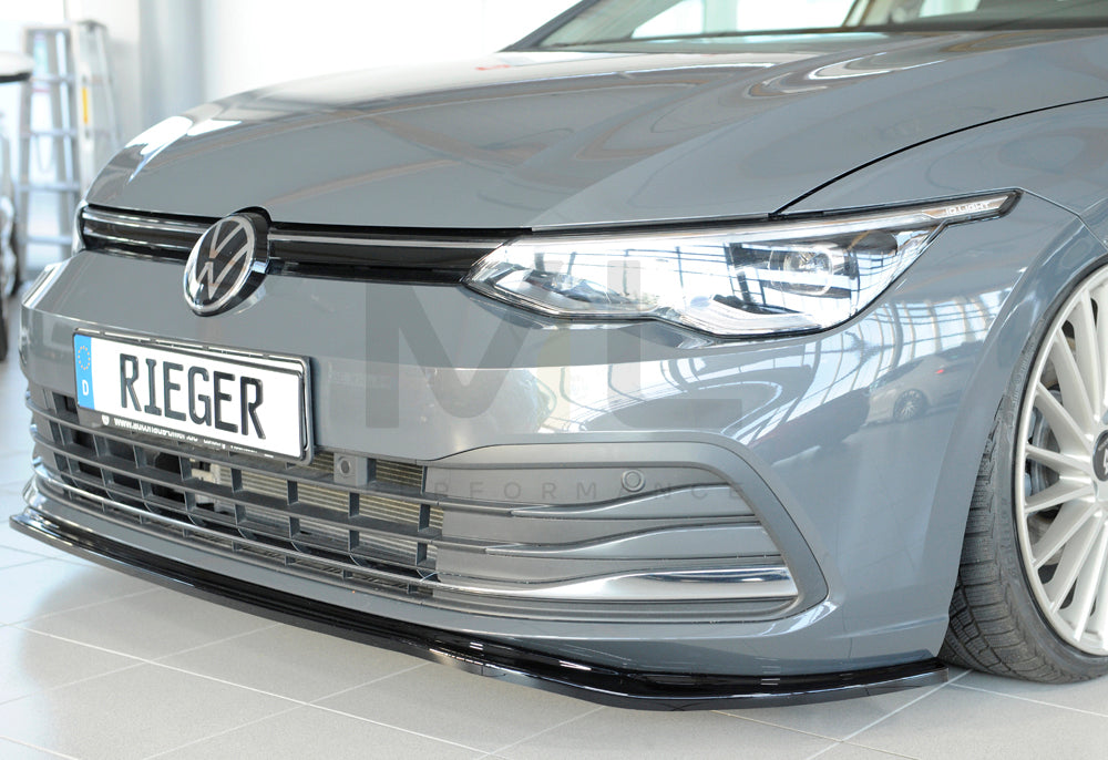 Rieger 00088203 VW Mk8 Golf Front Splitter 3 | ML Performance EU Car Parts