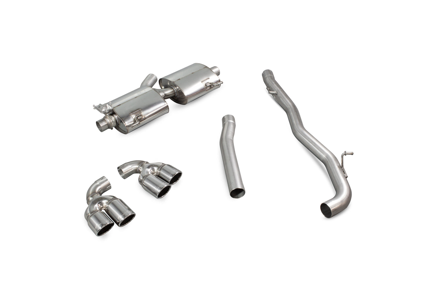 Scorpion SAUS045 Audi S1 2.0 TFSi Quattro Non-Res Cat-Back System With Electronic Valves | ML Performance EU EU