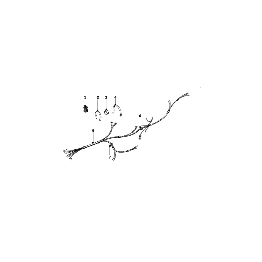 Genuine BMW 61118066035 Cable Harness 6V (Inc. R50, R50/2 & R60) | ML Performance EU