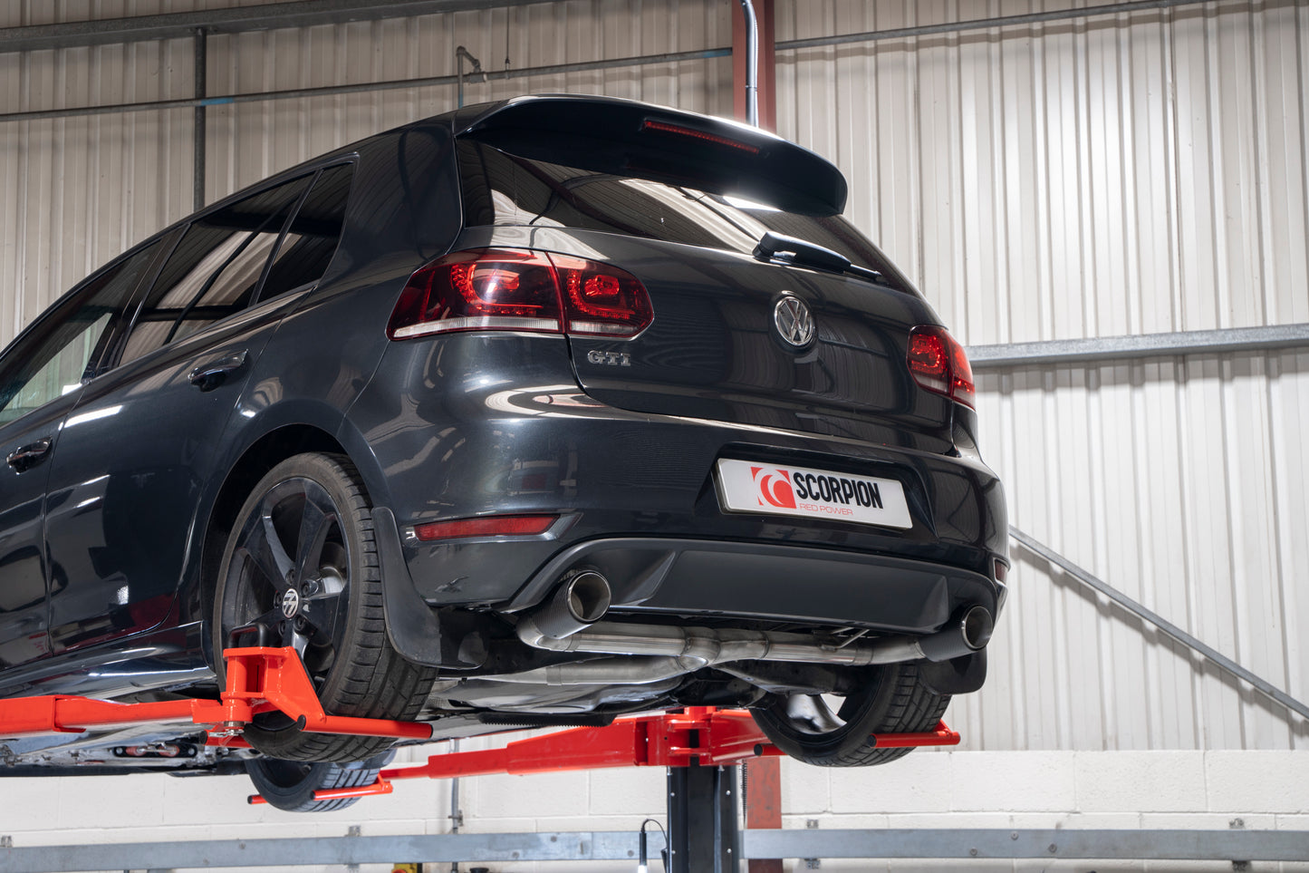 Scorpion SVW071CF VW Resonated Predator Cat-Back System (Golf Mk6 Gti 2.0 Tsi & Edition 35) | ML Performance EU EU