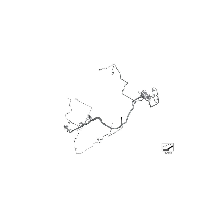 Genuine BMW 61112347796 Audio Wiring Harness, Duplicate (Inc. 330dX, 330d & 340iX) | ML Performance EU