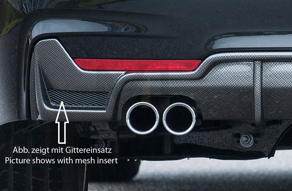 Rieger 00088058 BMW 4 Series F32 F33 F36 Rear Diffuser 6 | ML Performance EU Car Parts