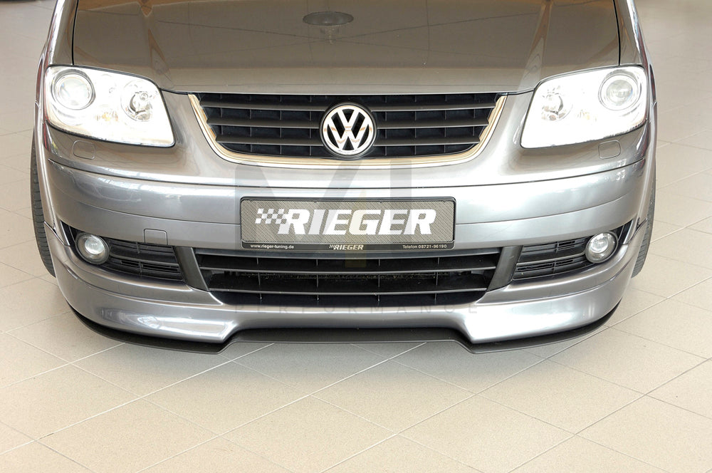Rieger 00059201 VW 1T Touran Front Splitter 4 | ML Performance EU Car Parts