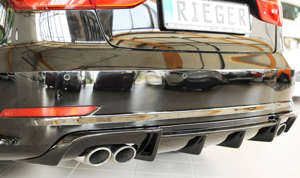 Rieger 00088164 Audi 8V S3 Rear Diffuser 7 | ML Performance EU Car Parts
