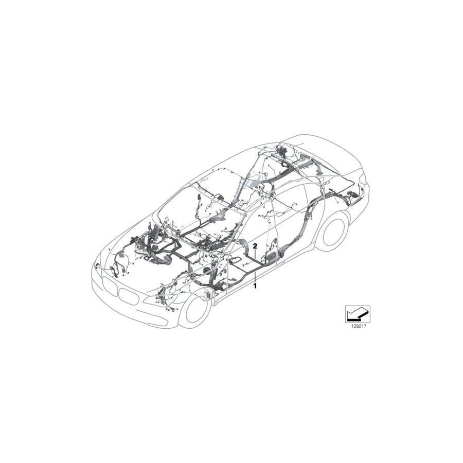 Genuine BMW 61112219929 F12 F12 Audio Wiring Harness, Duplicate (Inc. 640d, 650iX 4.0 & 650i) | ML Performance EU Car Parts