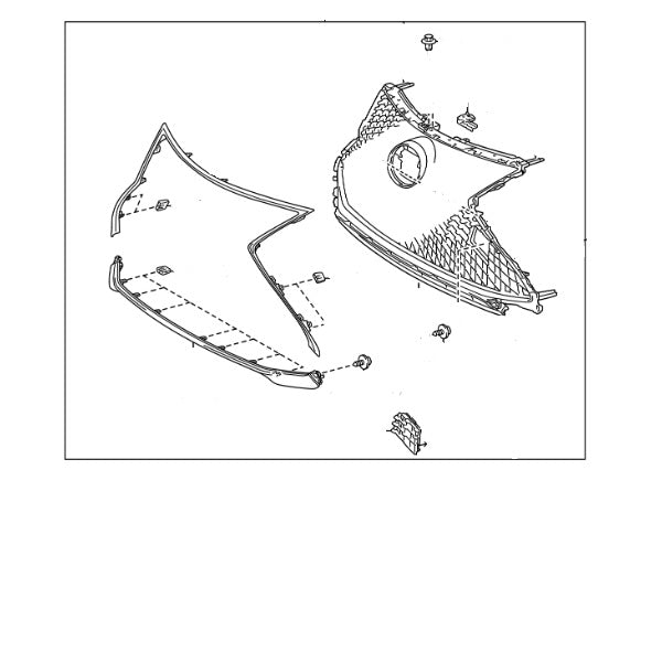 Genuine Lexus 53100-24340 RC Front Grille Assembly