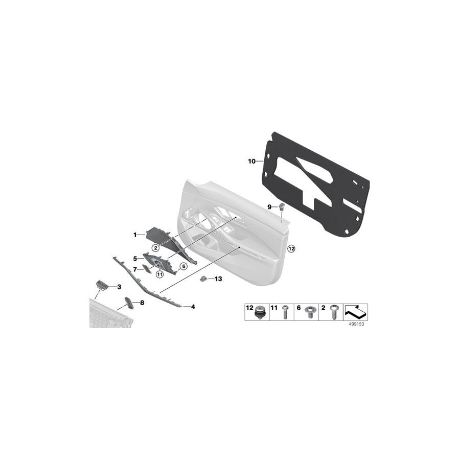 Genuine BMW 51417479156 G20 G21 Acoustic Nonwoven Front Right (Inc. 318d, 330d & M340i) | ML Performance EU