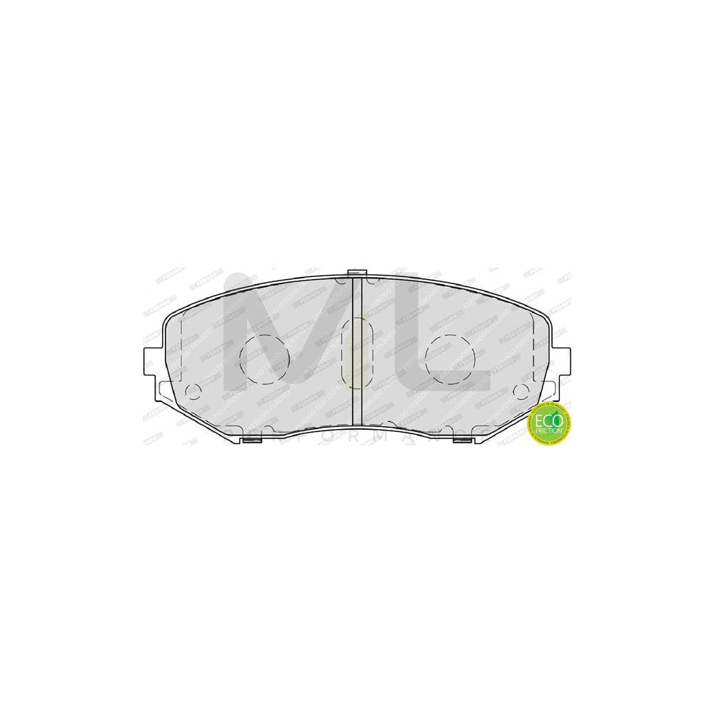 Ferodo Premier Eco Friction Fdb4177 Brake Pad Set With Acoustic Wear Warning, Without Accessories | ML Performance Car Parts