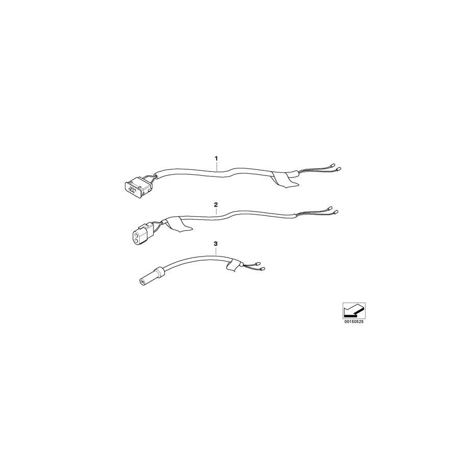 Genuine BMW 61126988148 E61 Rep. Kit For Altitude Sensor, Rear Left (Inc. 530xd, 520d & 523i) | ML Performance EU Car Parts