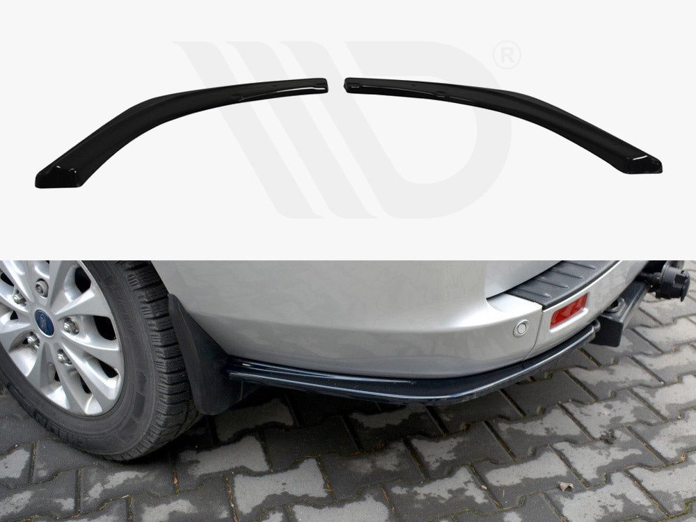 Maxton Design FO-TRC-1F-RSD1T Rear Side Splitters Ford Transit Custom MK 1 Facelift (2018-up) | ML Performance UK Car Parts