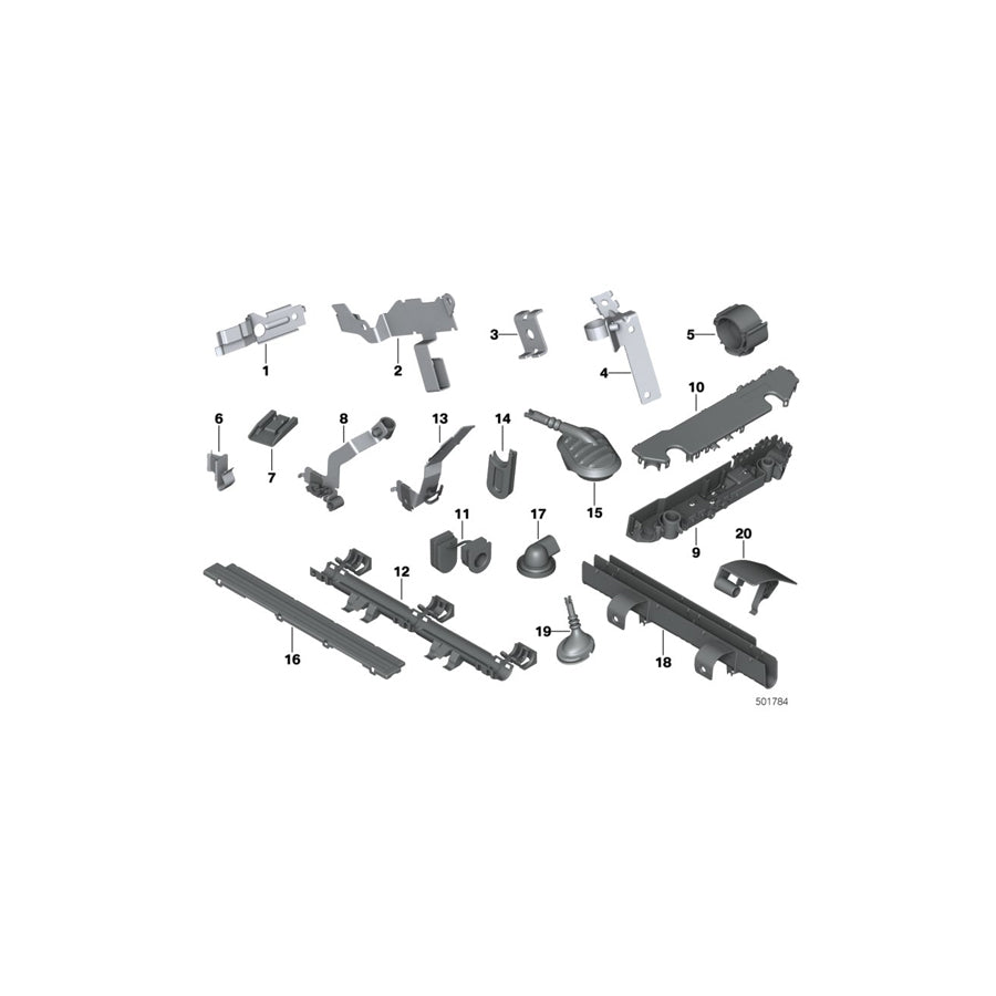 Genuine BMW 12527534364 E85 E65 E86 Spacer Plate (Inc. 530xi, 730Li & 730i) | ML Performance EU Car Parts