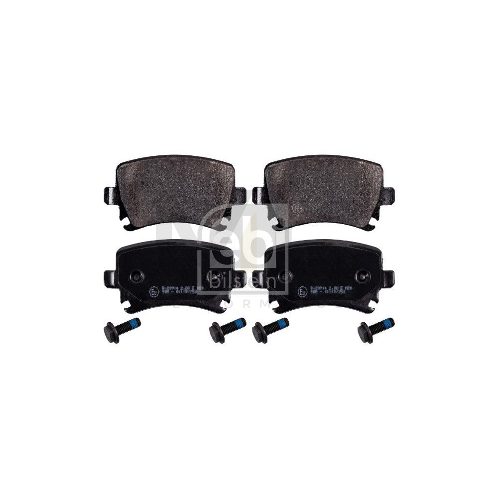 Febi Bilstein 16540 Brake Pad Set Rear Axle, Excl. Wear Warning Contact, With Bolts/Screws | ML Performance Car Parts