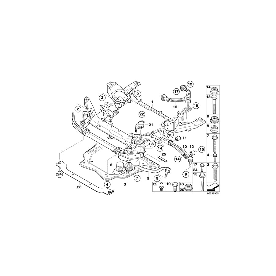 Genuine BMW 31146785466 E71 Heat Protection Plate Right (Inc. & X6 35iX) | ML Performance EU Car Parts