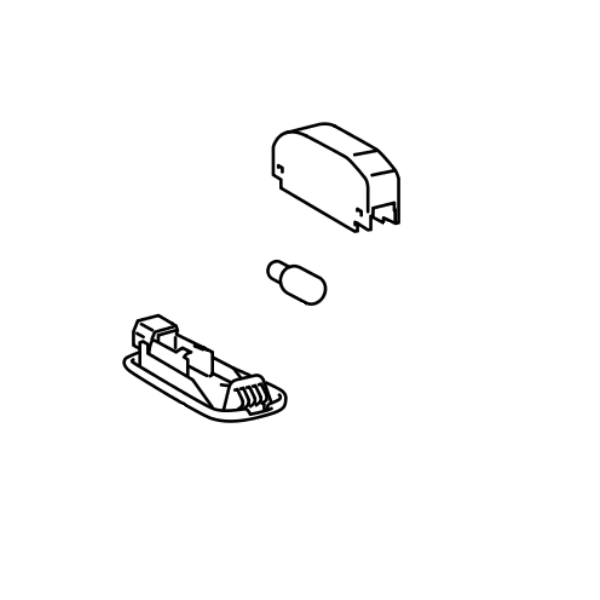 Genuine Lexus 81250-48010 IS Phase 2 Boot Lamp Assembly