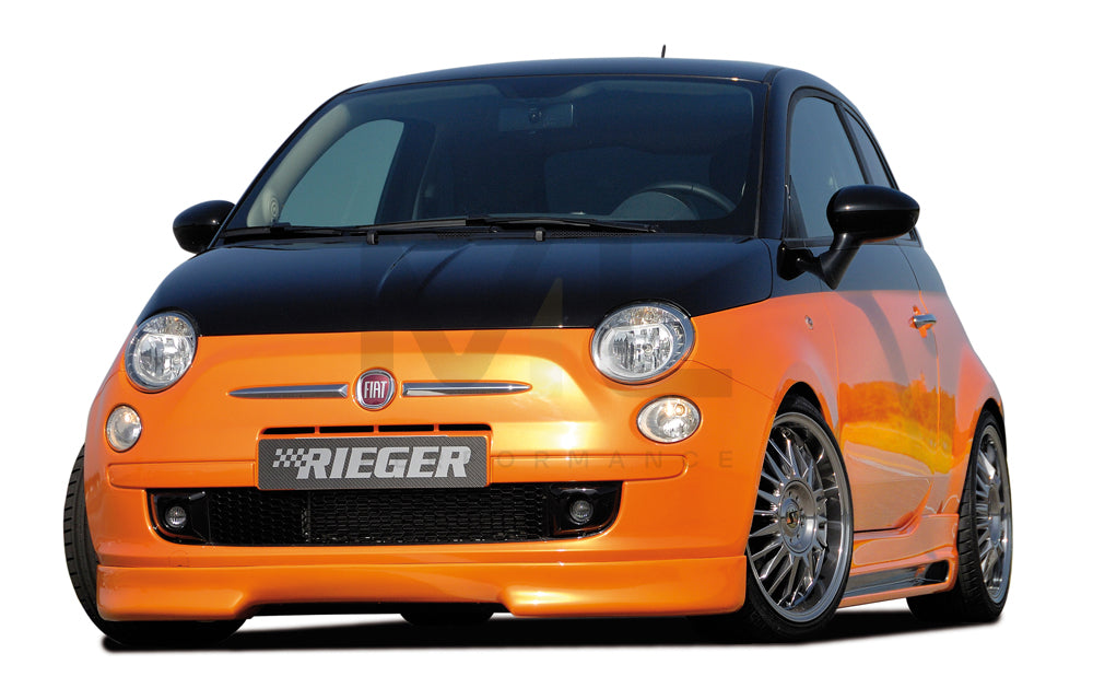 Rieger 00056060 Fiat 500 (312) Front Splitter 6 | ML Performance EU Car Parts