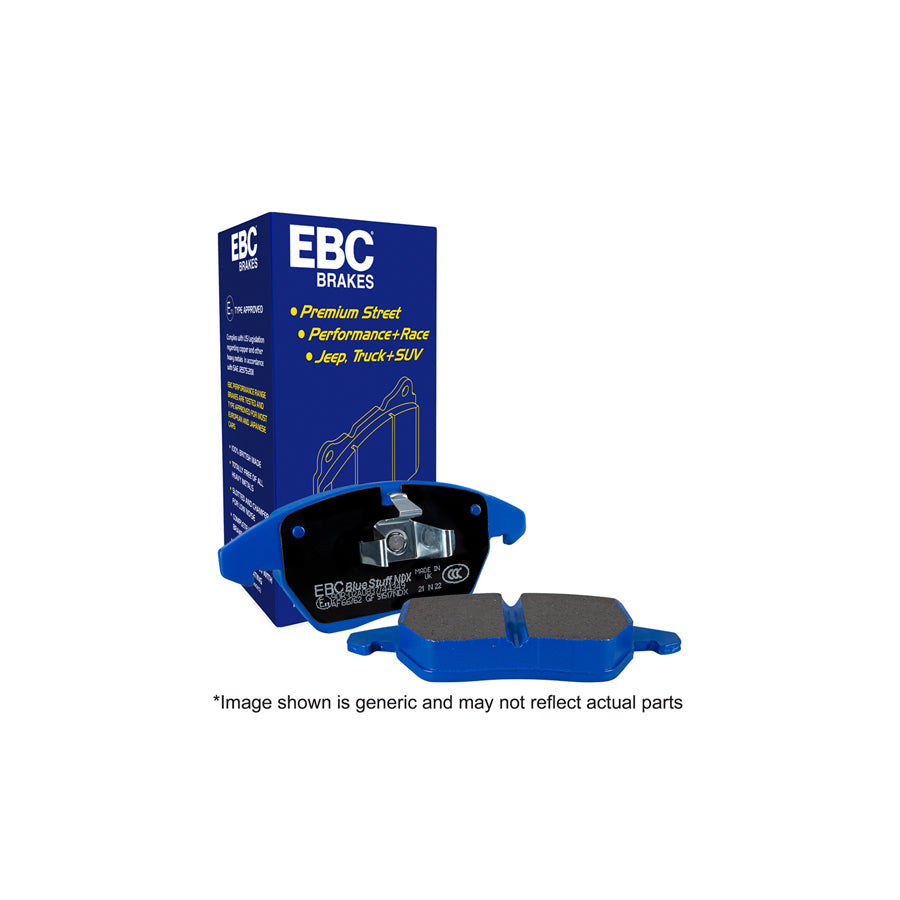 EBC DP51363NDX Mercedes-Benz W/CL/CLC203 W210 R171 Bluestuff NDX Front Brake Pads - ATE/Brembo Caliper 1 | ML Performance UK Car Parts