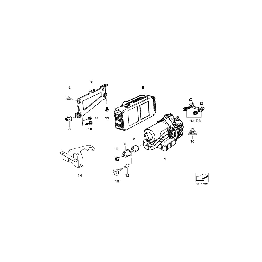 Genuine BMW 61131388862 E36 Plug Housing INTERNE NUMMER (Inc. M3) | ML Performance EU