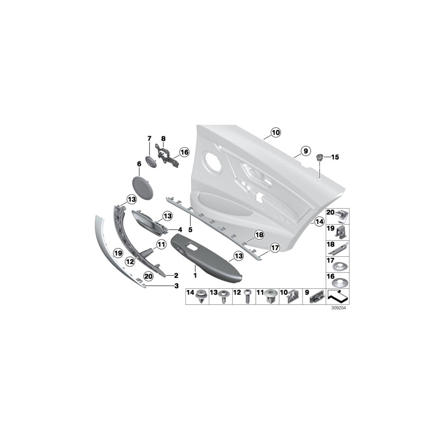 Genuine BMW 51428057422 F80 F80 Cover, Speaker, Tweeter, Rear SCHWARZ (Inc. M3) | ML Performance EU