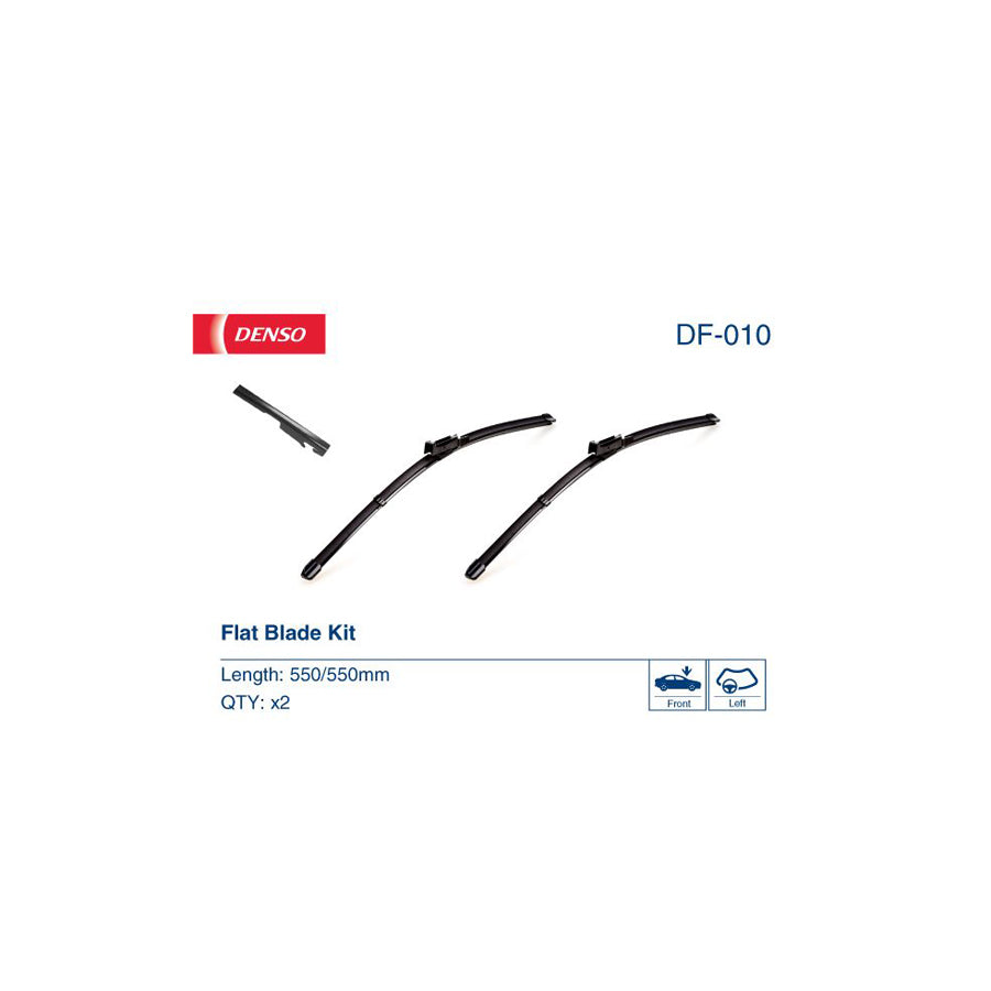 Denso Flat Df-010 Wiper Blade For Audi A6 | ML Performance EU Car Parts