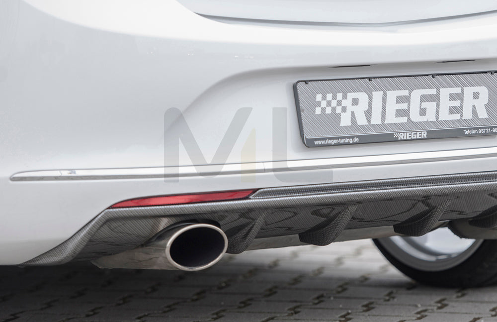 Rieger 00099273 Opel Astra J Rear Diffuser 1 | ML Performance EU Car Parts