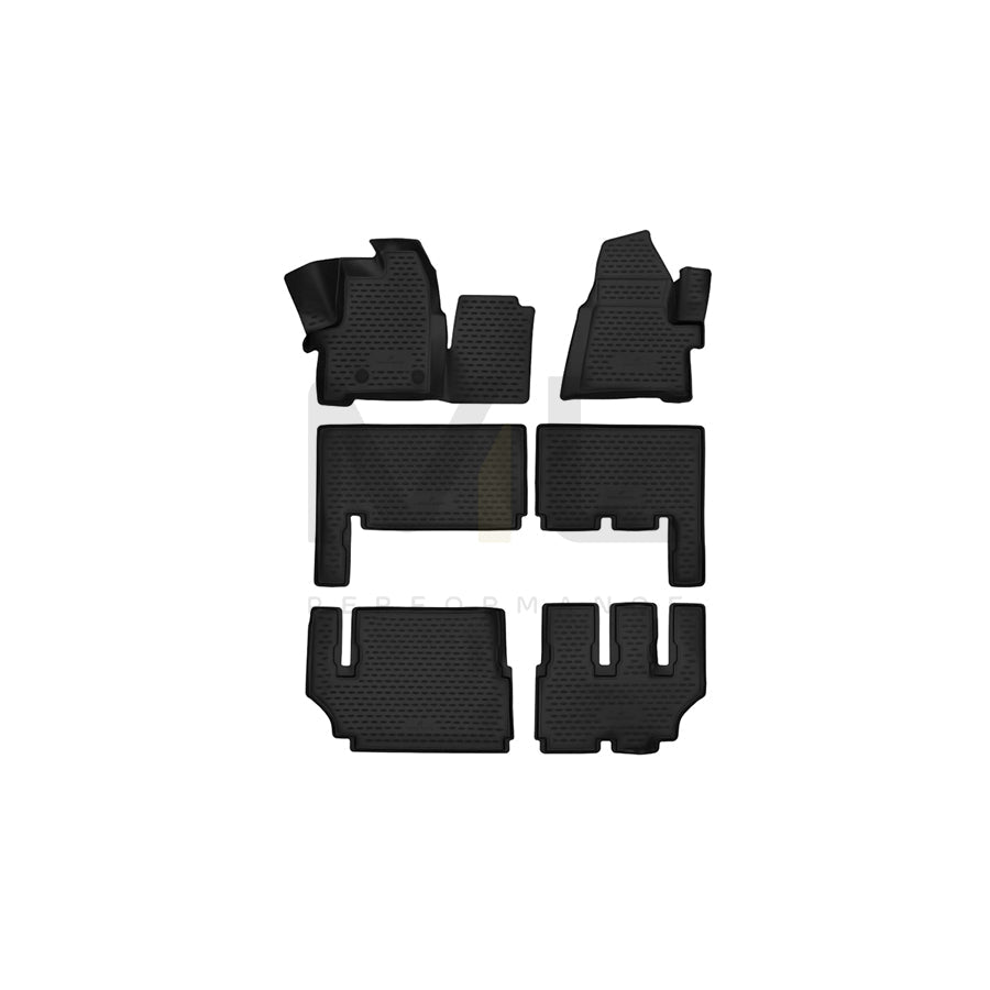 WALSER XTR 75097 Floor mat set Centre, Front and Rear | ML Performance Car Parts