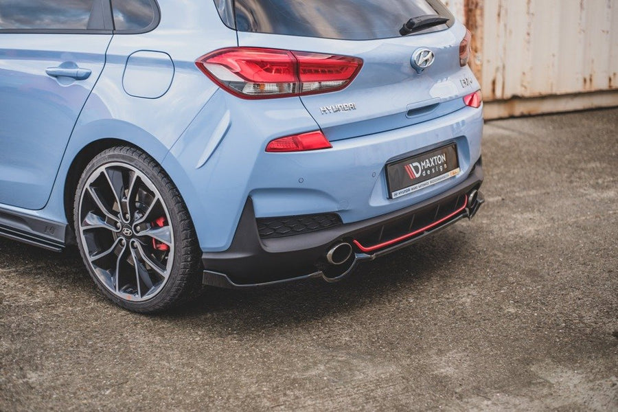 Maxton Design Hyundai I30N MK3 Hatchback Central Rear Splitter