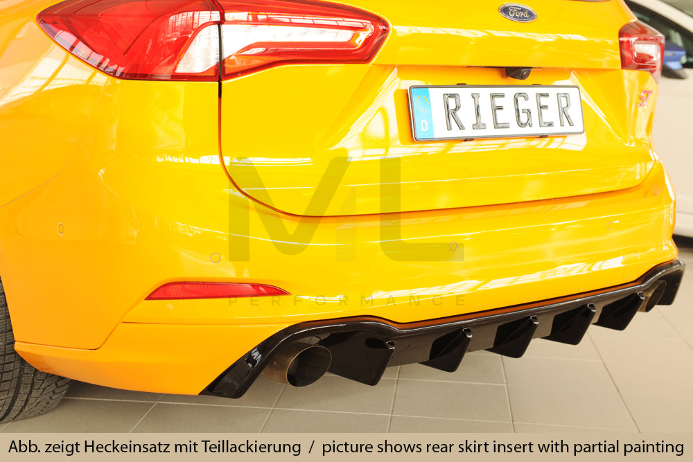 Rieger 00088241 Ford DEH Focus 4 ST Rear Diffuser 2 | ML Performance EU Car Parts